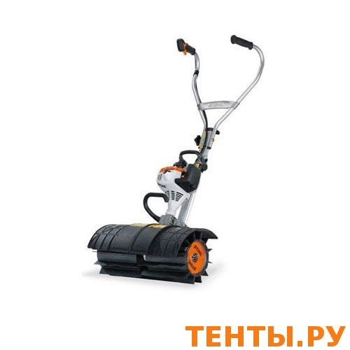 Мульти-двигатель Stihl MM 55 + KW-MM подметальный валик + дополнительные колеса