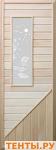Дверь деревянная с прямоугольным стеклом
