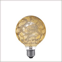Лампа накаливания Globe кроколёд, золотой