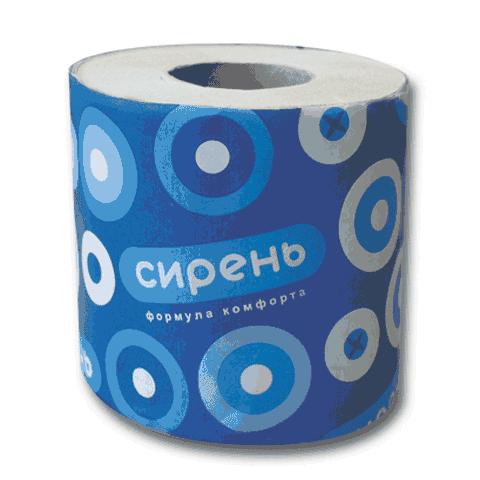 Туалетная бумага Сирень без втулки