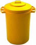 Бак для медицинских отходов жёлтый 50 л