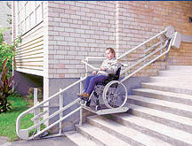 Наклонные подъемники для инвалидов