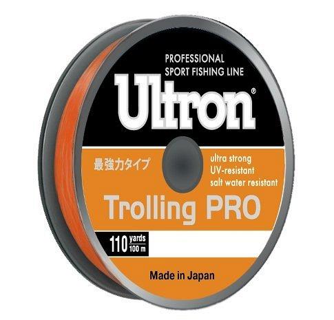 Леска ULTRON Trolling PRO 0,45 мм, 20,0 кг 500 м(в уп. 5 кат. по 100 м), оранж.