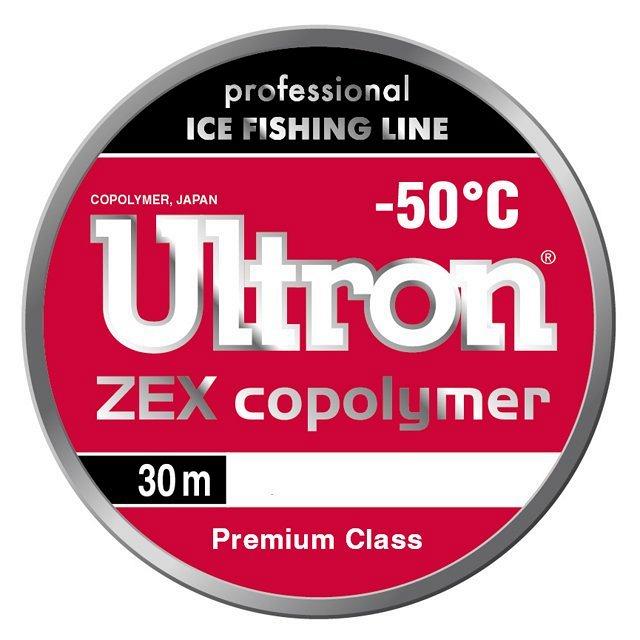 Леска ULTRON Zex Copolymer 0,22 мм, 100 м, 6,0 кг, прозр. (уп.5 шт)