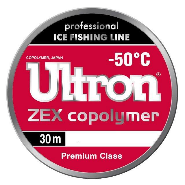 Леска ULTRON Zex Copolymer 0,35 мм, 100 м, 15 кг, прозр. (уп.5 шт)
