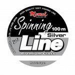 Леска Spinning Line Silver 0,18 мм, 4,0 кг, 100 м, (уп.5 шт)