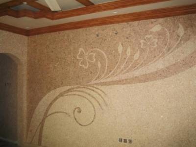 Обои штукатурка Silk Plaster