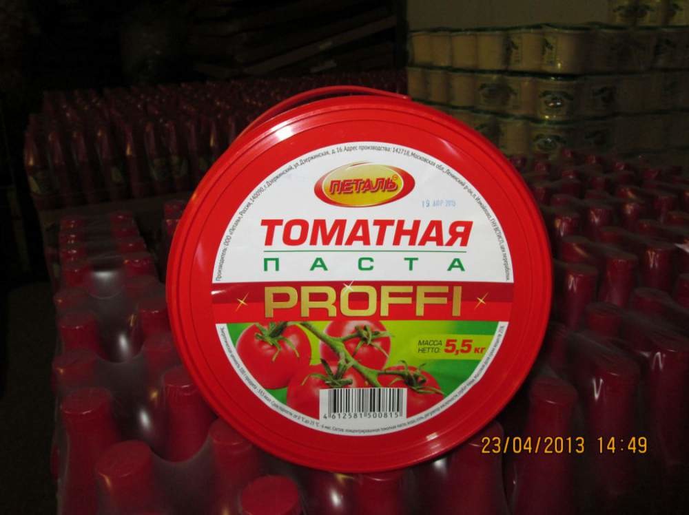 Томатная паста 25-28% PROFI Ведро 5,5 кг