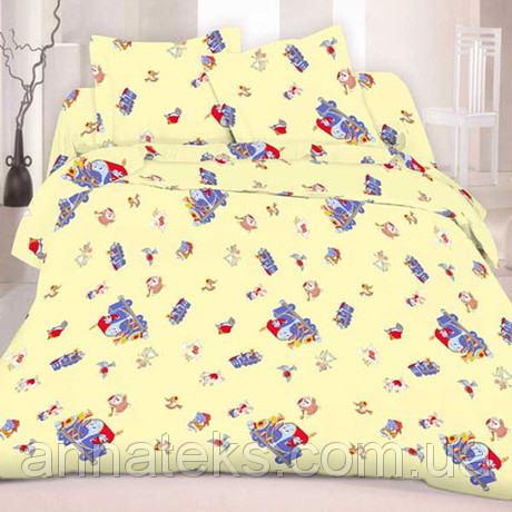 Ткань постельная детская 95754 бязь наб. н-к top kit cotton д 10-0005 220см