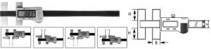 Электронный универсальный штангециркуль 0-300/0,05мм