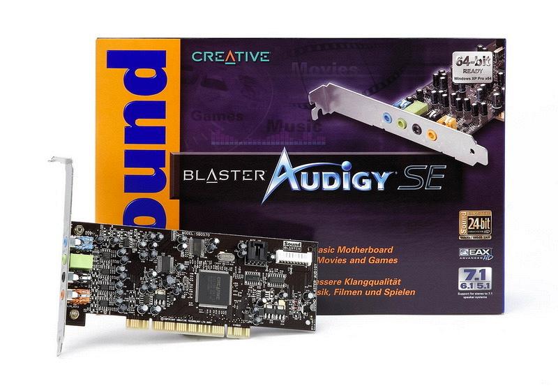 Карта звуковая Creative Sound Blaster Audigy SE PCI