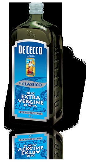 Нерафинированное оливковое масло DE CECCO Extra Virgin Classico 1000 мл.