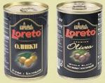 Оливки, маслины, с косточками, без косточек Loreto, производство Испания