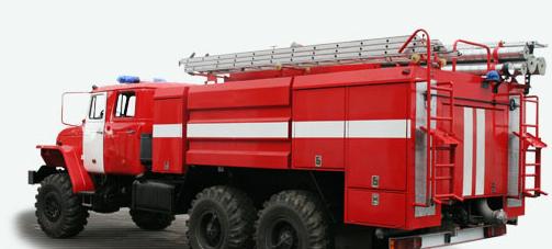 Автоцистерна пожарная АЦ-7,0-40 на шасси Урал-4320-40