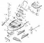 Капот к снегоходу Тайга