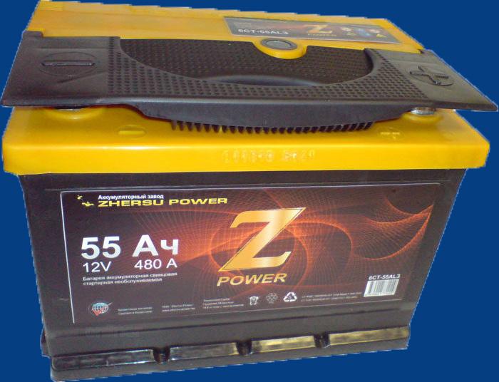 Стартерные аккумуляторные батареи Z-power