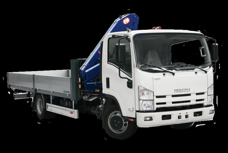 ISUZU NPR75 бортовой с КМУ