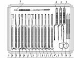 Набор инструментов для костно-пластических операций