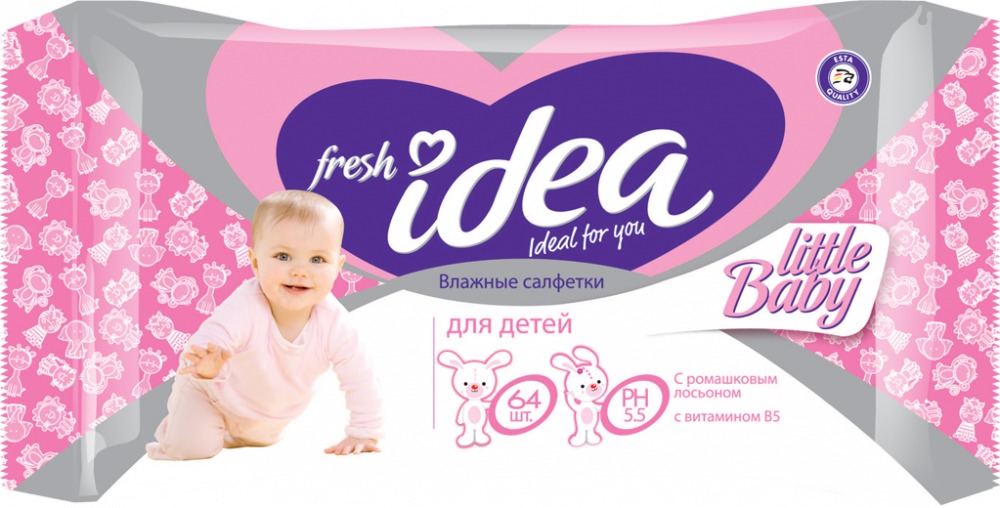 Влажные салфетки Fresh Idea Little Baby