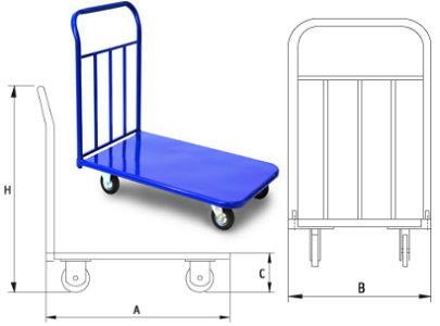 Тележки платформенные