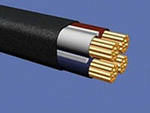 Силовые кабели с медными жилами, с ПВХ изоляцией с защитным покровом типа БбШв