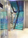 "Лестницы с декоративной подсветкой стеклянных ступеней в ТРЦ "Вегас"