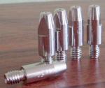 "Комплектующие для горелок МИГ/МАГ (MIG/MAG). Токопроводящие, контактные наконечники покрытые серебром ABITIP Plus для сварочных углекислотных горелок M6 – D 0,8/8,0/28; 1,0/8,0/28; 1,2/8,0/28."
