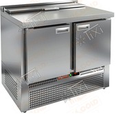 Стол холодильный для салатов HICOLD SLE1-11GN (1/3) с нижним расположением агрегата