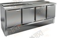 Стол холодильный для салатов HICOLD SLE2-1111GN (1/6) с нижним расположением агрегата (без крышки)