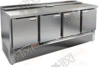 Стол холодильный  для салатов HICOLD SLE1-1111GN (1/3) с нижним расположением агрегата