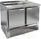 Стол холодильный для салатов HICOLD SLE2-11GN (1/6) с нижним расположением агрегата