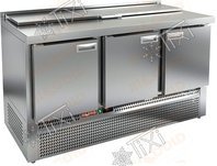 Стол холодильный для салатов HICOLD SLE2-111GN (1/6) с нижним расположением агрегата (без крышки)
