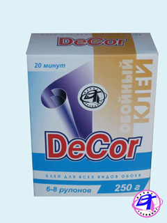 DeCor - клей для всех видов бумажных обоев