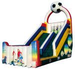 Горка футбол  Мобильный надувной аттракцион, предназначен для детей от 3 до 10 лет.