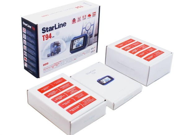 Сигнализация StarLine T94 предназначена для защиты грузовых автомобилей или автобусов, имеет обратную связь и оснащена встроенным GSM/GPS-интерфейсом.