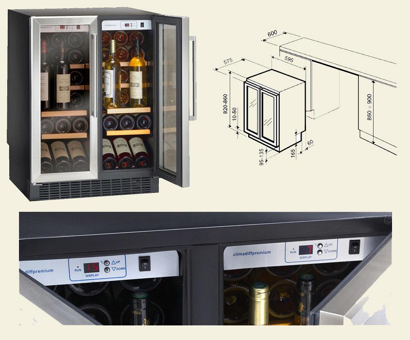 Холодильник винный Climadiff AV42XDP