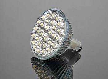 Лампы светодиодные JCDR 30LED G5.3 AC 220V 120° белый