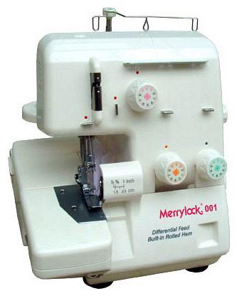 Бытовой оверлок Merrylock 001 3-х ниточный
