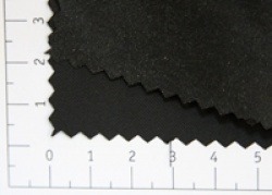 Ткань курточная Oxford 200D WR/PU черный/S580 19-4006 TP Y