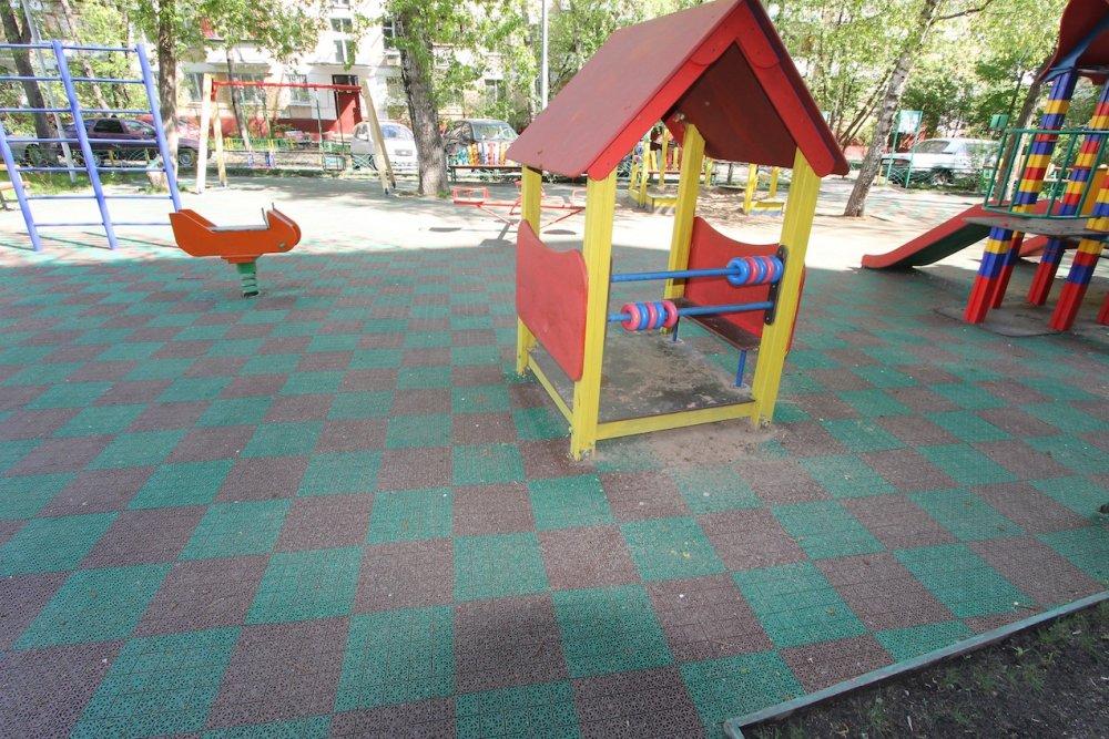 Модульное покрытие для детских площадок