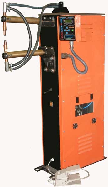 Машина точечной контактной сварки МТ-501 ( с пневмоприводом) для контактной точечной сварки изделий из малоуглеродистых и низколегированных сталей на переменном токе