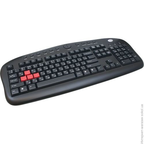 Клавиатура A4 Tech KB-28G-1 PS/2 black