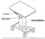 Медицинский электроподъемный столик
