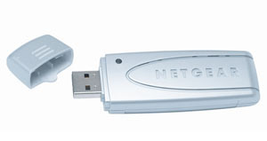 Адаптер Netgear USB 2.0 Wi-Fi адаптер RangeMax 108Mbps