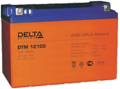 Аккумуляторная батарея Delta DTM 12100