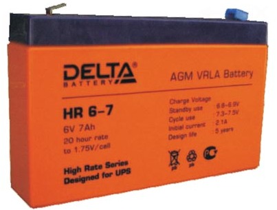 Аккумуляторная батарея Delta HR6-7