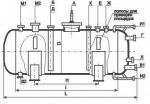 Аппараты горизонтальные наземные цельносварные с эллиптическими днищами