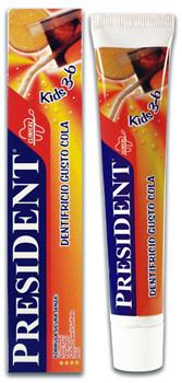 Щетка зубная детская President Kids для детей 3-6 лет