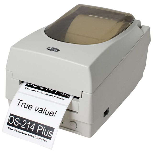 Принтеры штрих-этикеток со штрихкодом с термотрансферной печатью Argox OS-214TT Plus