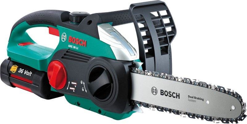 Пила аккумуляторная цепная BOSCH AKE 30 Li